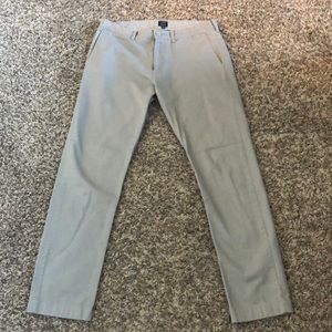 Slim fitting J. Crew pants, 32x32, light gray